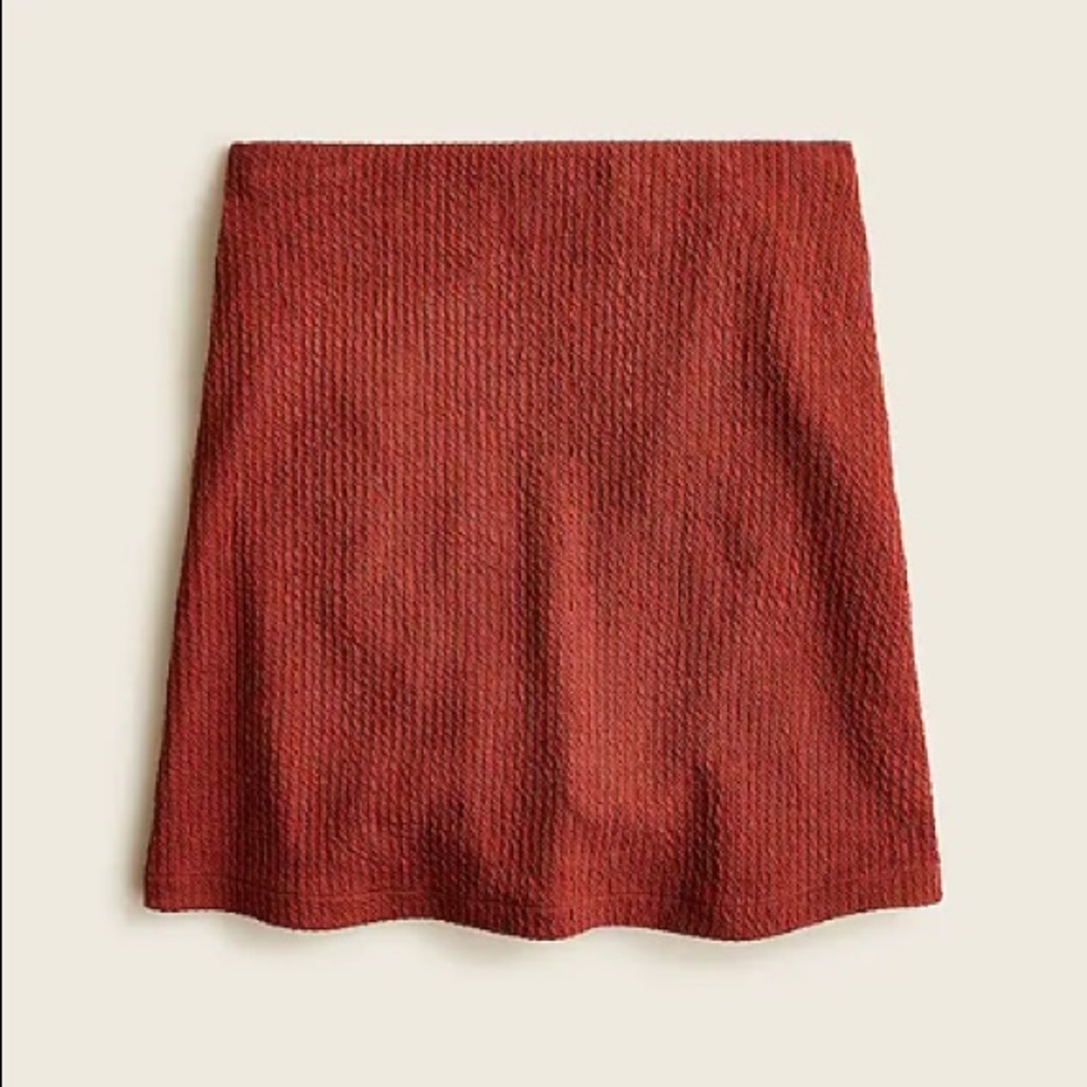 Clay J.Crew Textured Mini Swim Skirt